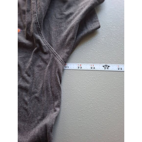 Clemson Tigers T Shirt XL Gray Short Sleeve Crew Neck Distressed Y2K Streetwear - Picture 4 of 5